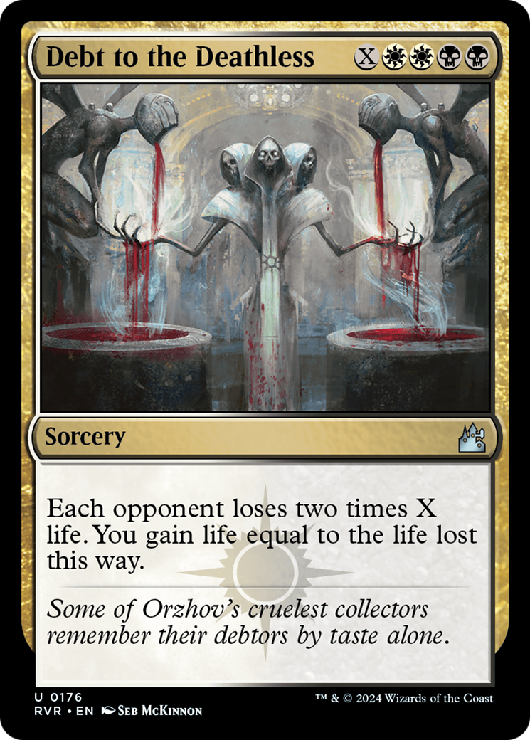 Debt to the Deathless [Ravnica Remastered] MTG Single Magic: The Gathering | Red Claw Gaming