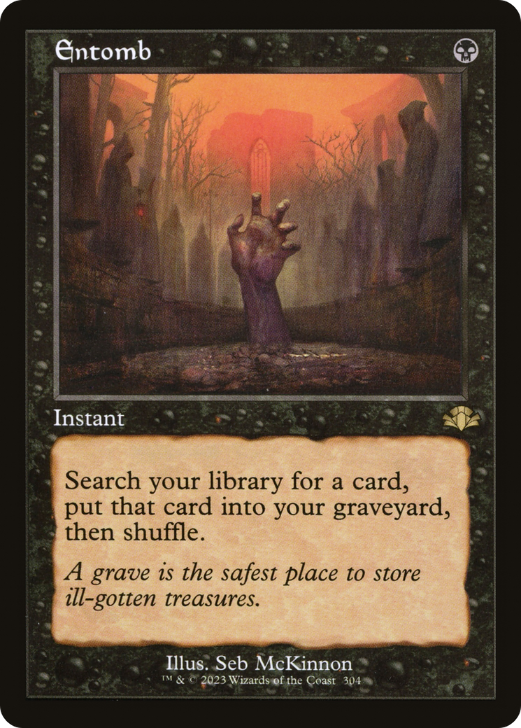 Entomb (Retro) [Dominaria Remastered] MTG Single Magic: The Gathering | Red Claw Gaming