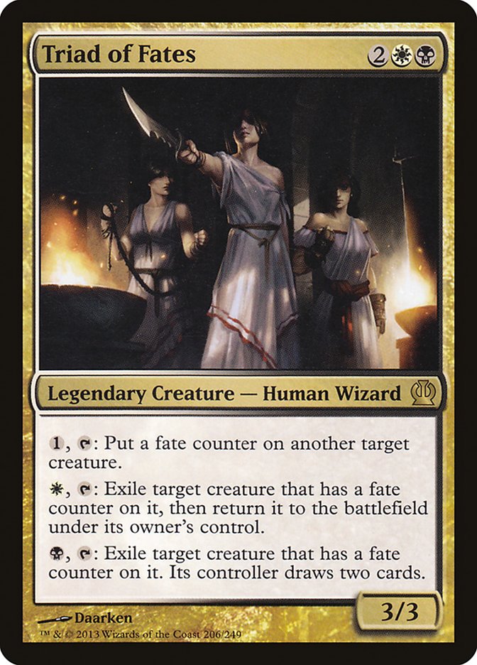 Triad of Fates [Theros] MTG Single Magic: The Gathering | Red Claw Gaming