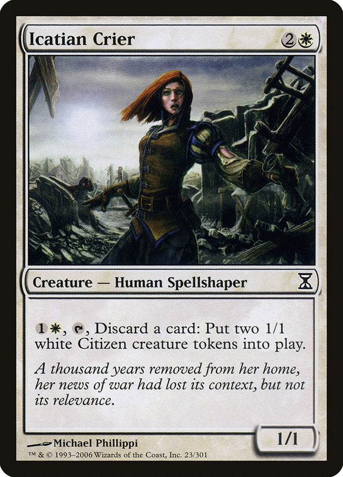 Icatian Crier [Time Spiral] MTG Single Magic: The Gathering | Red Claw Gaming