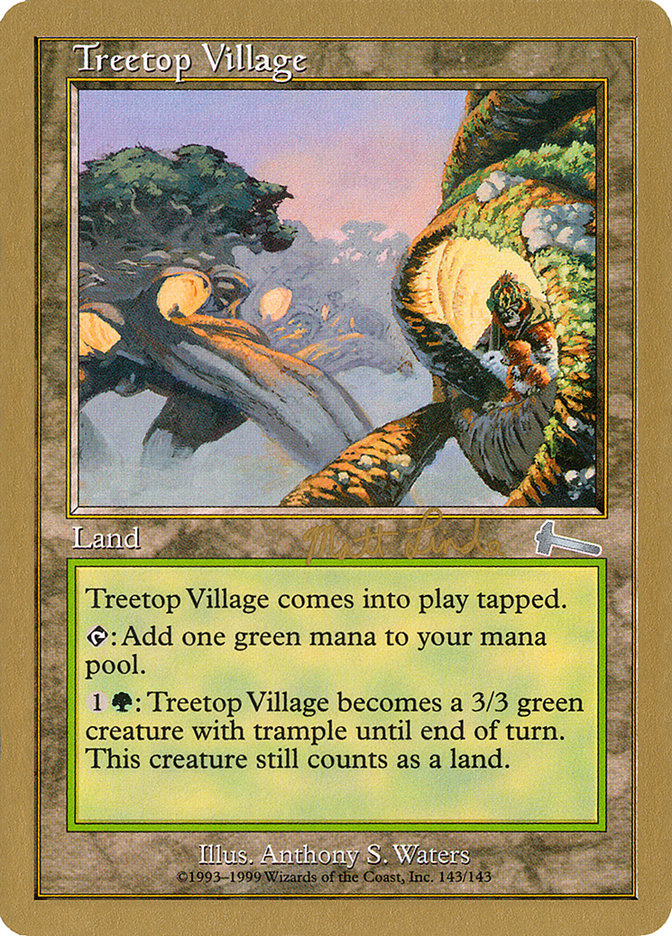 Treetop Village (Matt Linde) [World Championship Decks 1999] MTG Single Magic: The Gathering | Red Claw Gaming