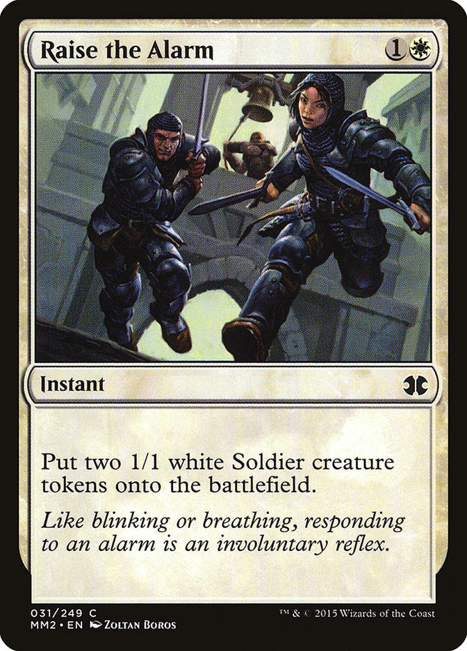 Raise the Alarm [Modern Masters 2015] MTG Single Magic: The Gathering | Red Claw Gaming