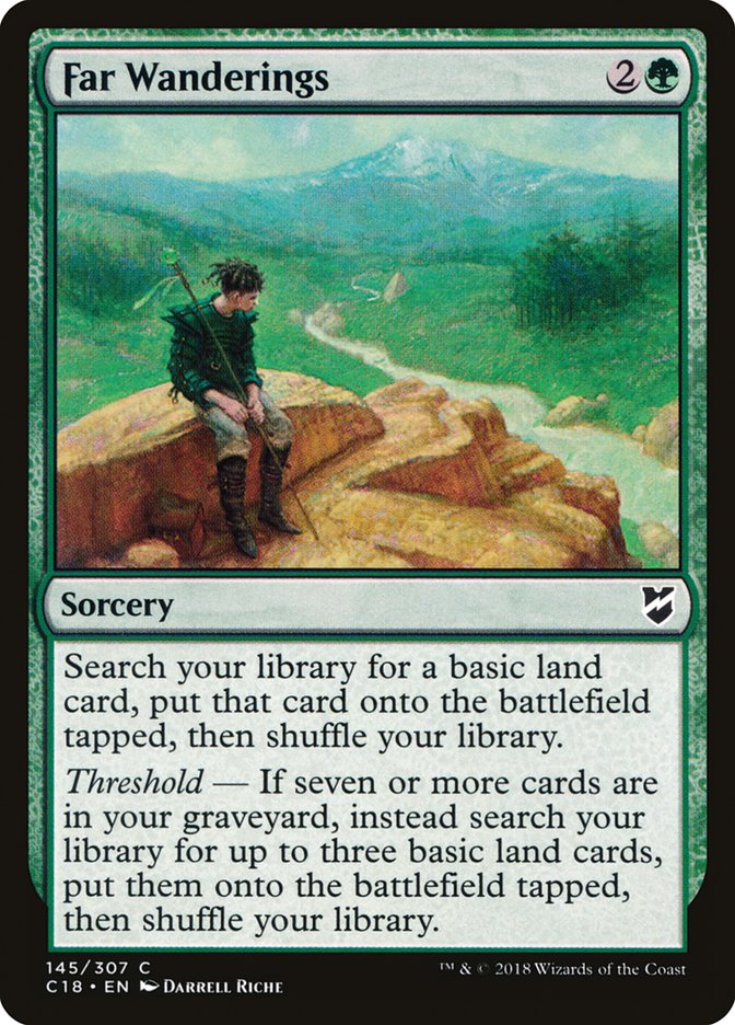 Far Wanderings [Commander 2018] MTG Single Magic: The Gathering | Red Claw Gaming