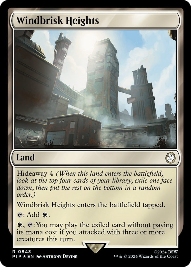 Windbrisk Heights (Surge Foil) [Fallout] MTG Single Magic: The Gathering | Red Claw Gaming