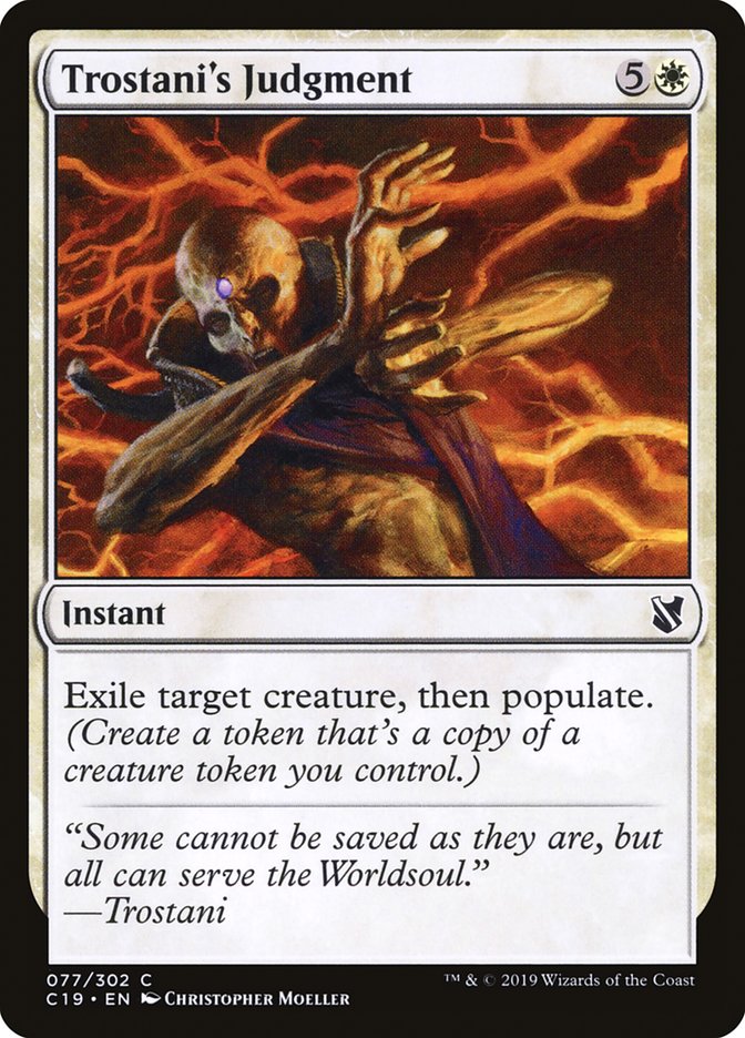 Trostani's Judgment [Commander 2019] MTG Single Magic: The Gathering | Red Claw Gaming
