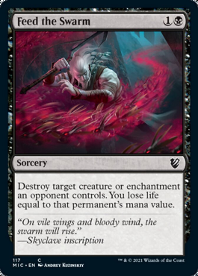 Feed the Swarm [Innistrad: Midnight Hunt Commander] MTG Single Magic: The Gathering | Red Claw Gaming