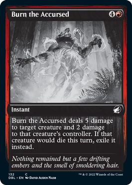 Burn the Accursed [Innistrad: Double Feature] MTG Single Magic: The Gathering | Red Claw Gaming