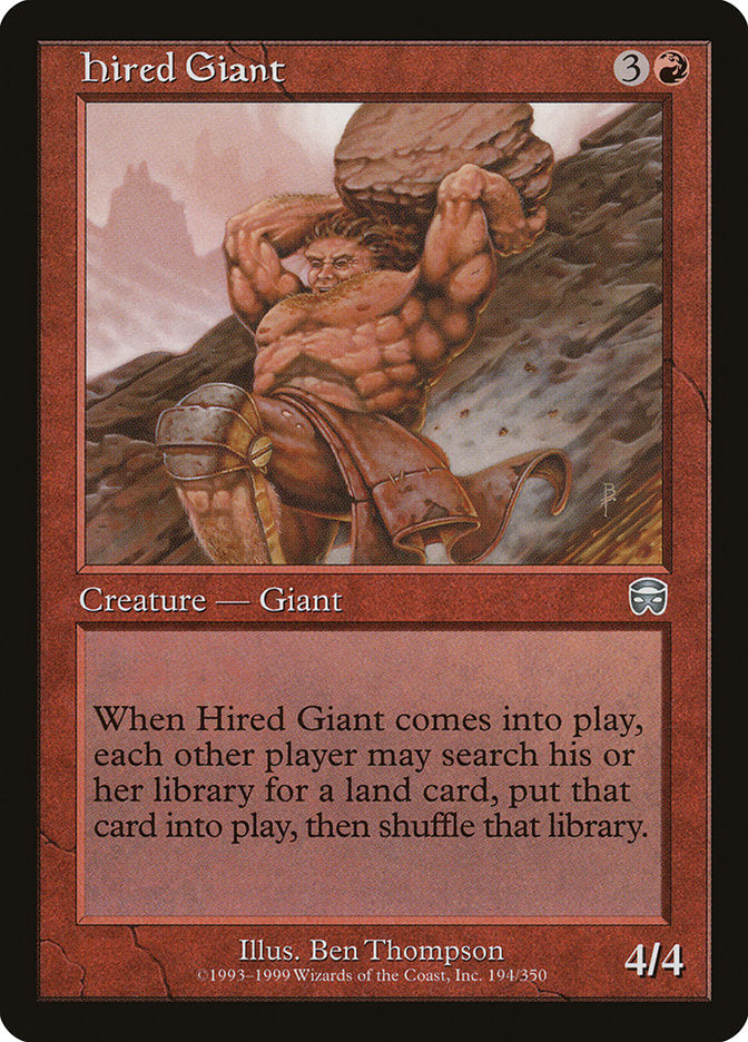 Hired Giant [Mercadian Masques] MTG Single Magic: The Gathering | Red Claw Gaming