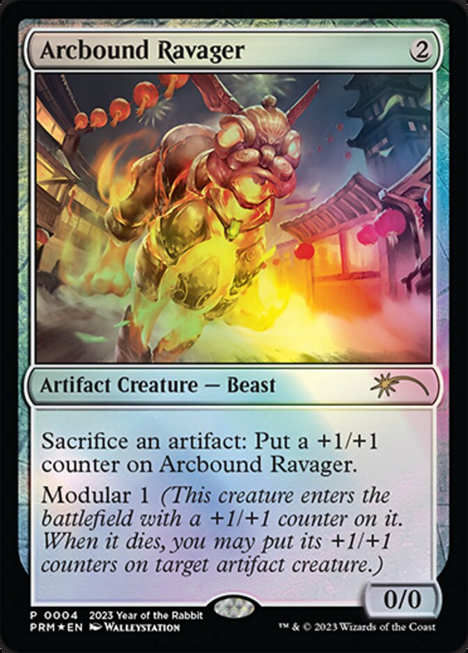 Arcbound Ravager [Year of the Rabbit 2023] MTG Single Magic: The Gathering | Red Claw Gaming