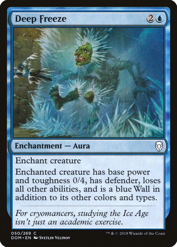 Deep Freeze [Dominaria] MTG Single Magic: The Gathering | Red Claw Gaming