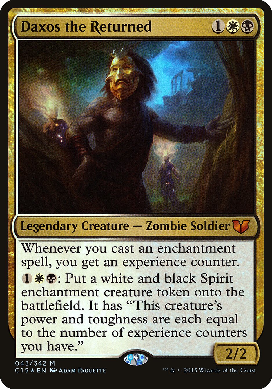 Daxos the Returned (Oversized) [Commander 2015 Oversized] MTG Single Magic: The Gathering | Red Claw Gaming