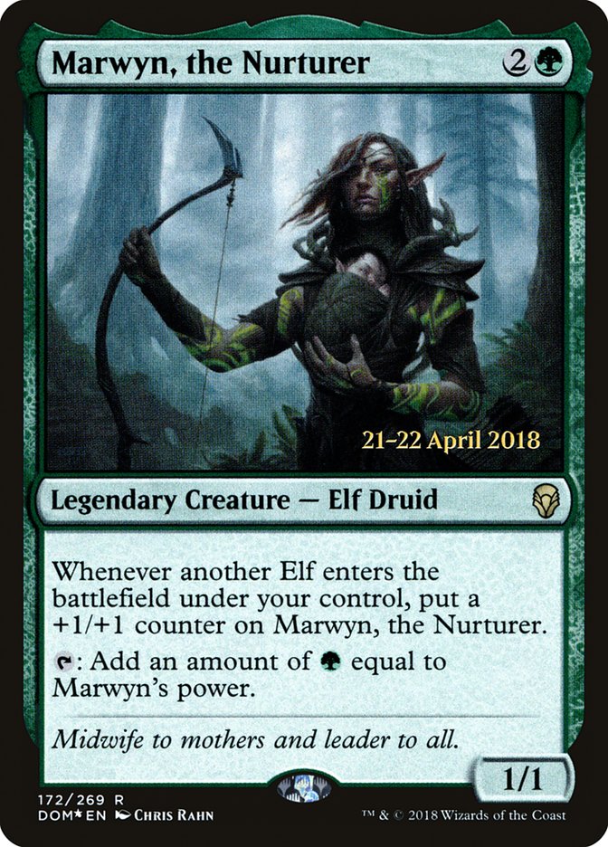 Marwyn, the Nurturer [Dominaria Prerelease Promos] MTG Single Magic: The Gathering | Red Claw Gaming