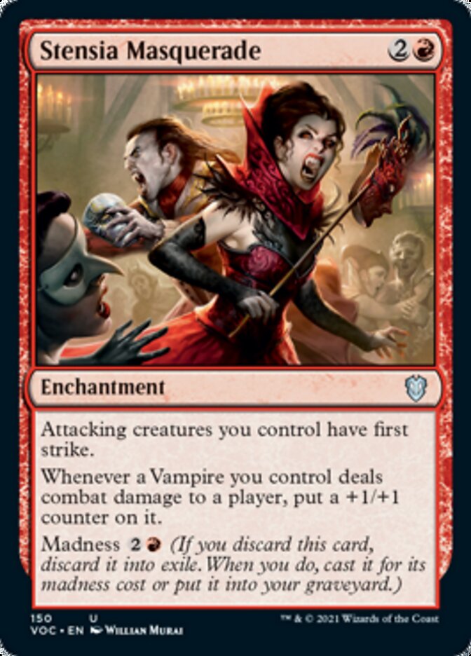 Stensia Masquerade [Innistrad: Crimson Vow Commander] MTG Single Magic: The Gathering | Red Claw Gaming
