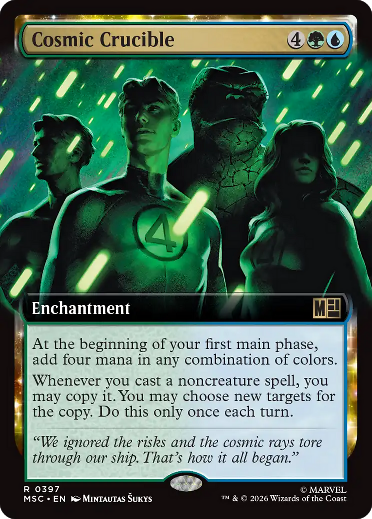 Cosmic Crucible (Extended Art) [Marvel Super Heroes Commander] | Red Claw Gaming