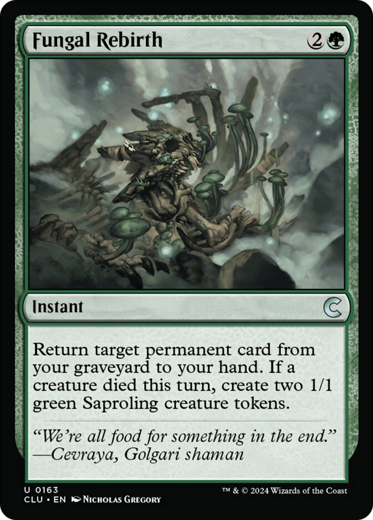 Fungal Rebirth [Ravnica: Clue Edition] MTG Single Magic: The Gathering | Red Claw Gaming