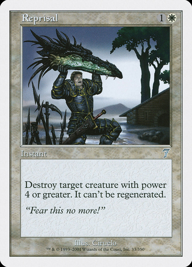 Reprisal [Seventh Edition] MTG Single Magic: The Gathering | Red Claw Gaming