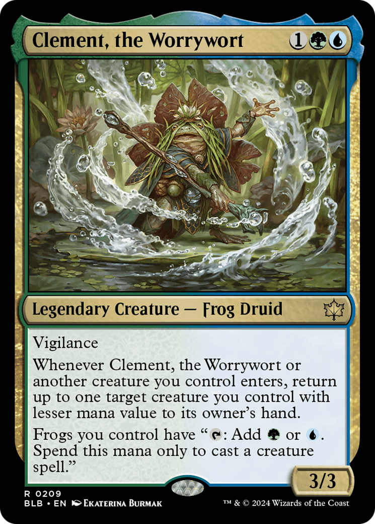 Clement, the Worrywort [Bloomburrow] MTG Single Magic: The Gathering | Red Claw Gaming