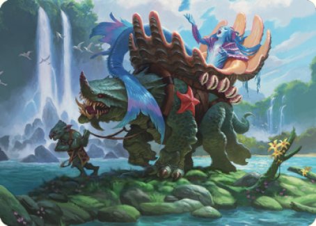 Vodalian Mindsinger Art Card [Dominaria United Art Series] MTG Single Magic: The Gathering | Red Claw Gaming
