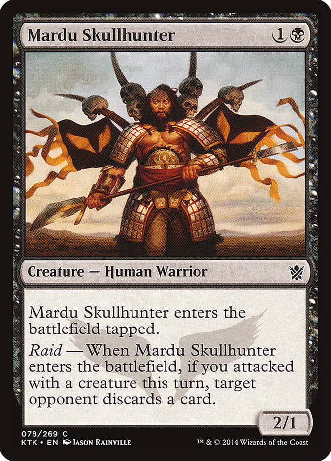 Mardu Skullhunter [Khans of Tarkir] MTG Single Magic: The Gathering | Red Claw Gaming
