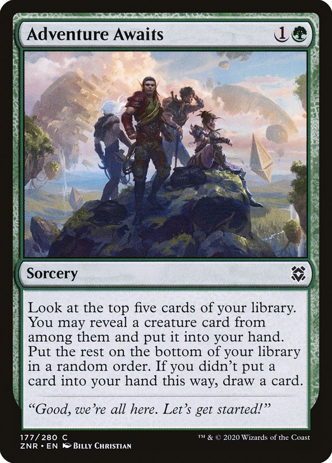 Adventure Awaits [Zendikar Rising] MTG Single Magic: The Gathering | Red Claw Gaming