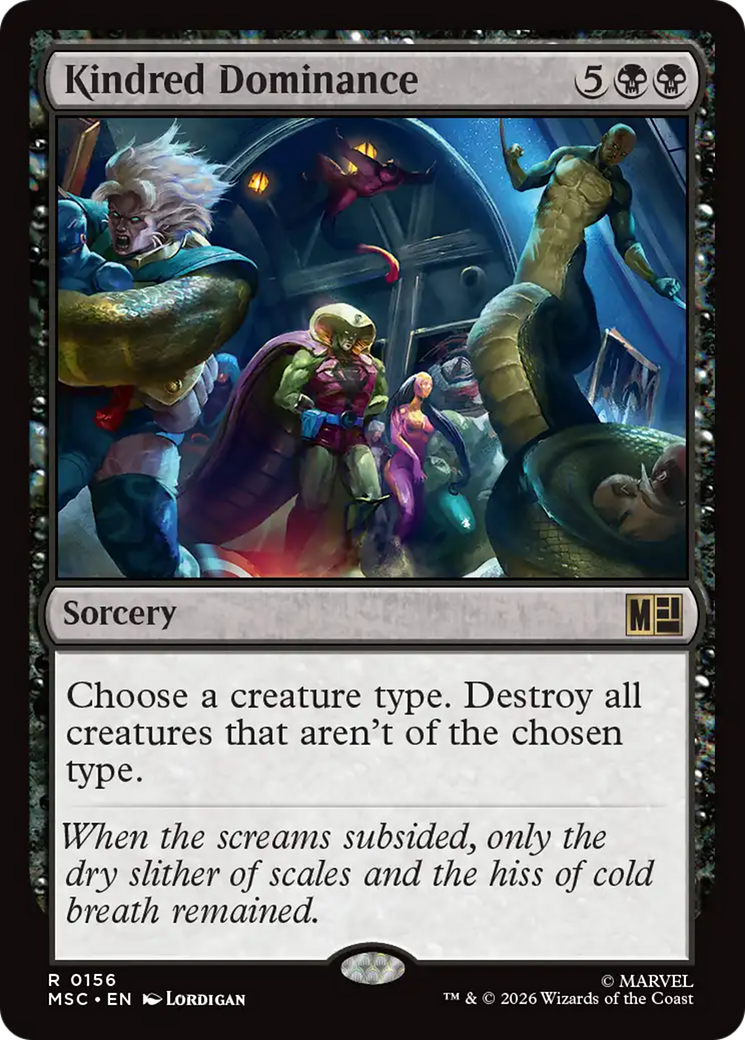Kindred Dominance (Surge Foil) [Marvel Super Heroes Commander] | Red Claw Gaming