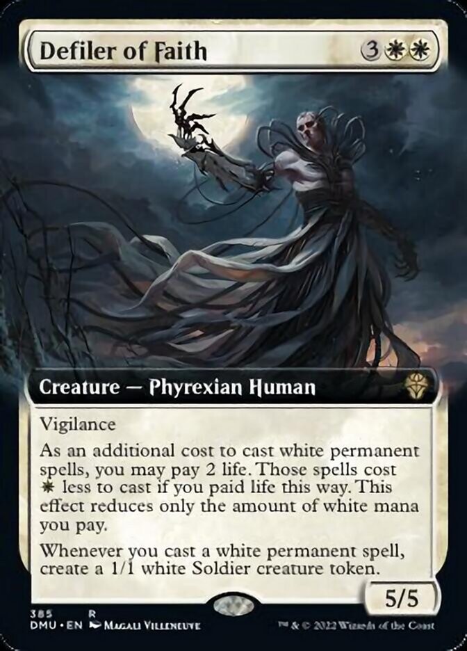 Defiler of Faith (Extended Art) [Dominaria United] MTG Single Magic: The Gathering | Red Claw Gaming