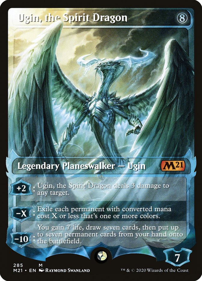 Ugin, the Spirit Dragon (285) (Extended Art) [Core Set 2021] MTG Single Magic: The Gathering | Red Claw Gaming