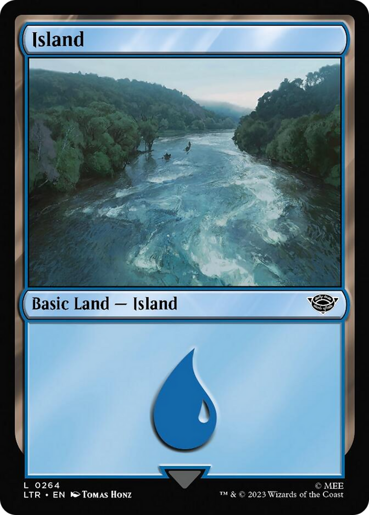 Island (264) [The Lord of the Rings: Tales of Middle-Earth] MTG Single Magic: The Gathering | Red Claw Gaming