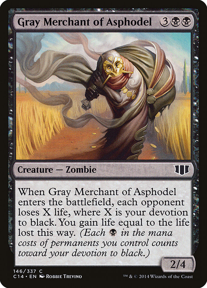 Gray Merchant of Asphodel [Commander 2014] MTG Single Magic: The Gathering | Red Claw Gaming