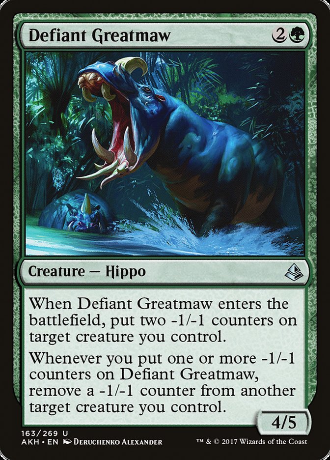Defiant Greatmaw [Amonkhet] MTG Single Magic: The Gathering | Red Claw Gaming