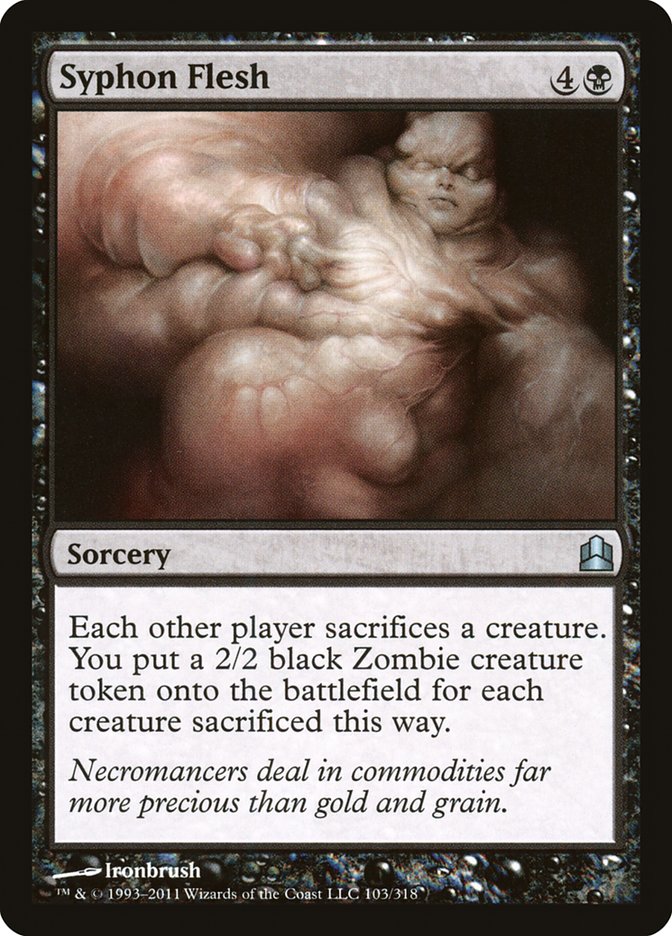 Syphon Flesh [Commander 2011] MTG Single Magic: The Gathering | Red Claw Gaming