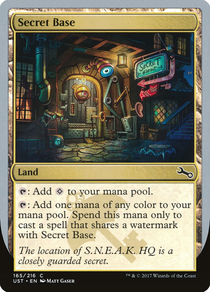 Secret Base (Matt Gaser) [Unstable] MTG Single Magic: The Gathering | Red Claw Gaming