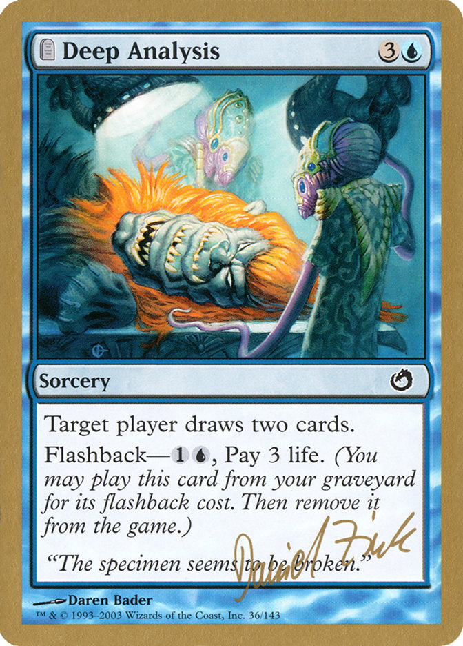 Deep Analysis (Daniel Zink) [World Championship Decks 2003] MTG Single Magic: The Gathering    | Red Claw Gaming