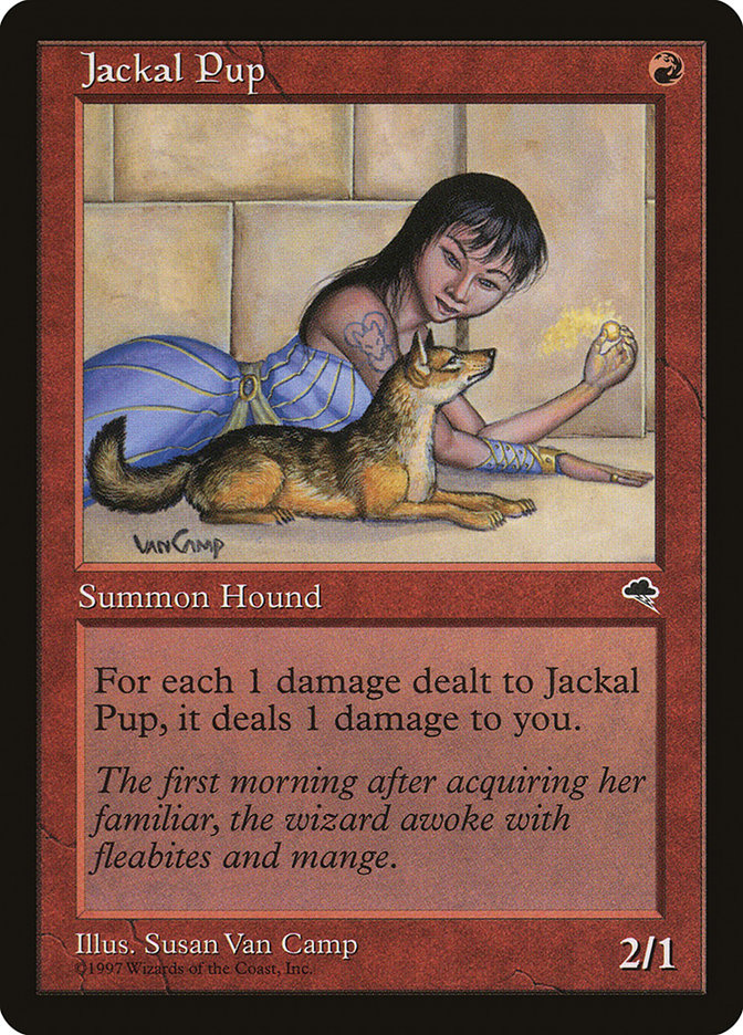 Jackal Pup [Tempest] MTG Single Magic: The Gathering | Red Claw Gaming