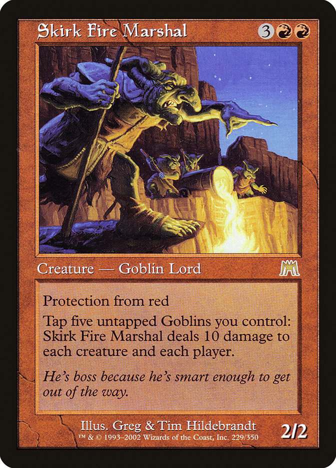 Skirk Fire Marshal [Onslaught] MTG Single Magic: The Gathering | Red Claw Gaming