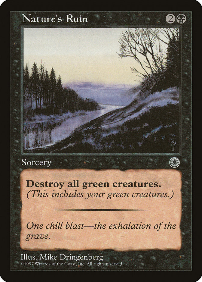 Nature's Ruin [Portal] MTG Single Magic: The Gathering | Red Claw Gaming