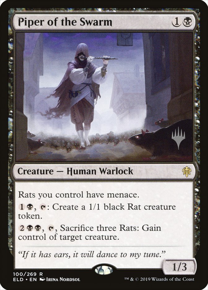 Piper of the Swarm (Promo Pack) [Throne of Eldraine Promos] MTG Single Magic: The Gathering | Red Claw Gaming