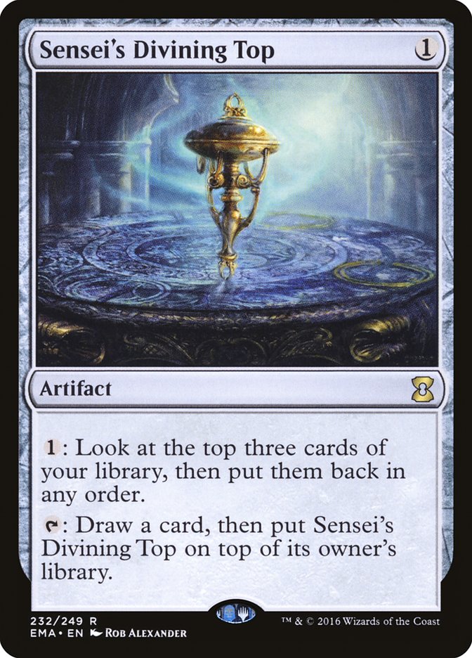 Sensei's Divining Top [Eternal Masters] MTG Single Magic: The Gathering | Red Claw Gaming