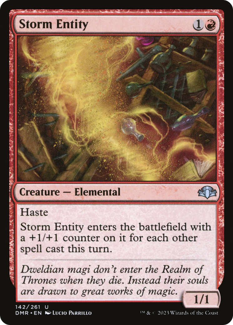 Storm Entity [Dominaria Remastered] MTG Single Magic: The Gathering | Red Claw Gaming