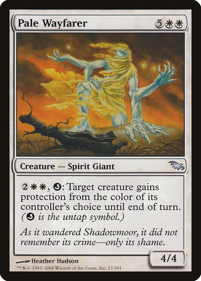 Pale Wayfarer [Shadowmoor] MTG Single Magic: The Gathering | Red Claw Gaming