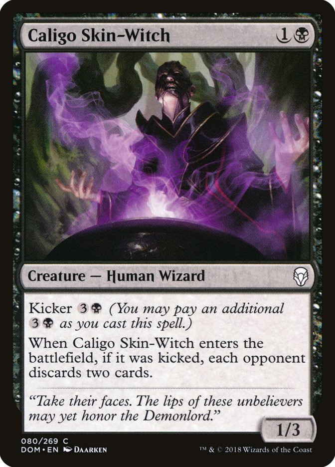 Caligo Skin-Witch [Dominaria] MTG Single Magic: The Gathering | Red Claw Gaming