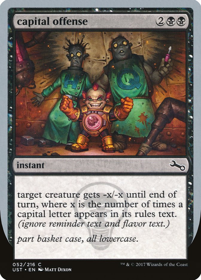 capital offense [Unstable] MTG Single Magic: The Gathering | Red Claw Gaming
