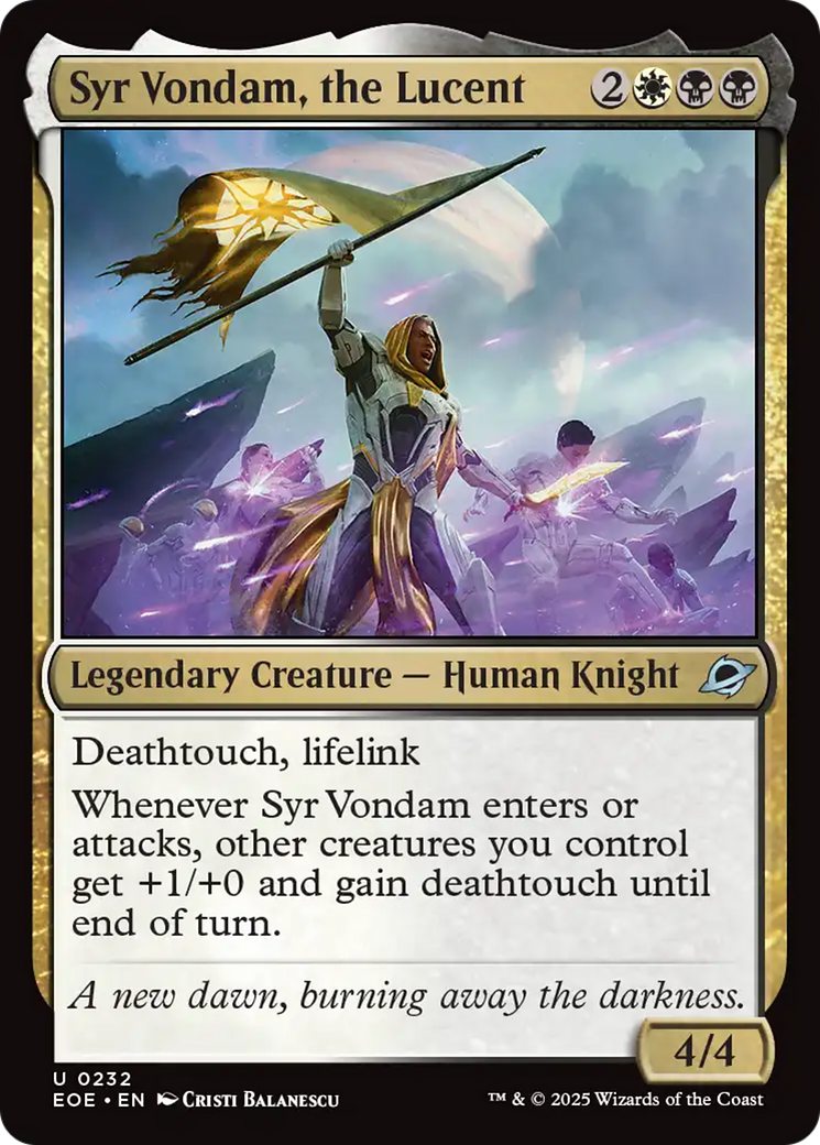 Syr Vondam, the Lucent [Edge of Eternities] MTG Single Magic: The Gathering | Red Claw Gaming
