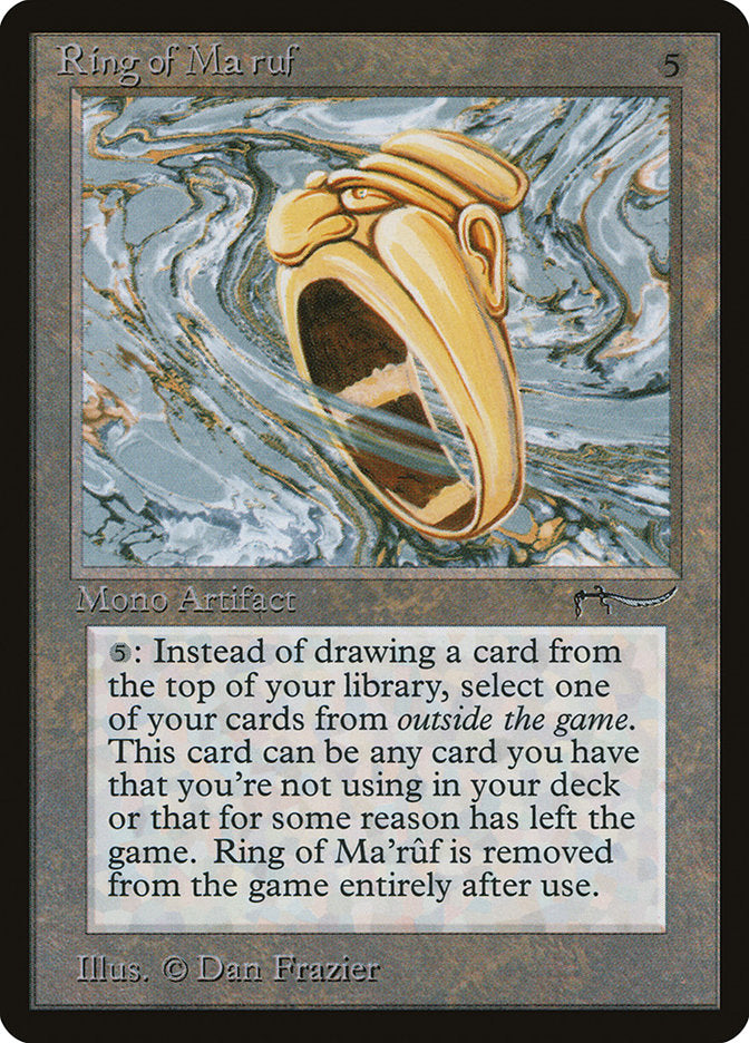 Ring of Ma'ruf [Arabian Nights] MTG Single Magic: The Gathering | Red Claw Gaming