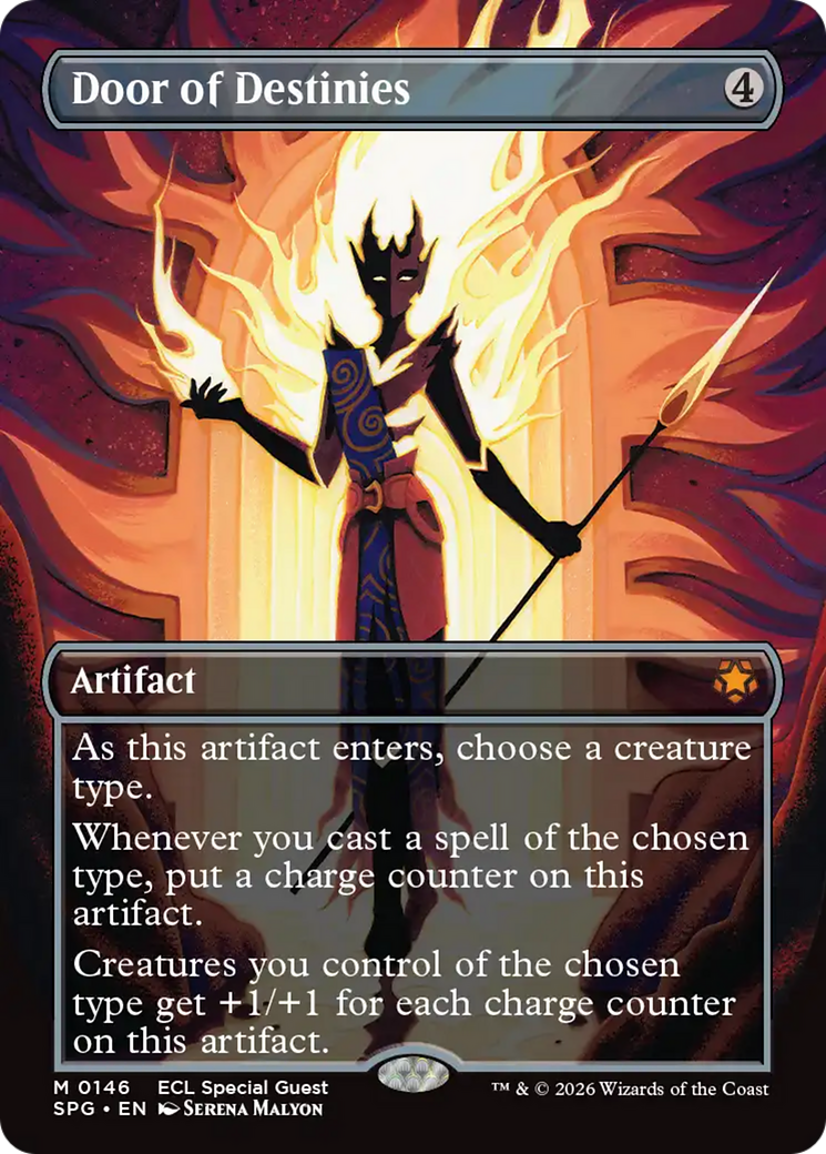Door of Destinies (Borderless) [Lorwyn Eclipsed Special Guests] MTG Single Magic: The Gathering | Red Claw Gaming