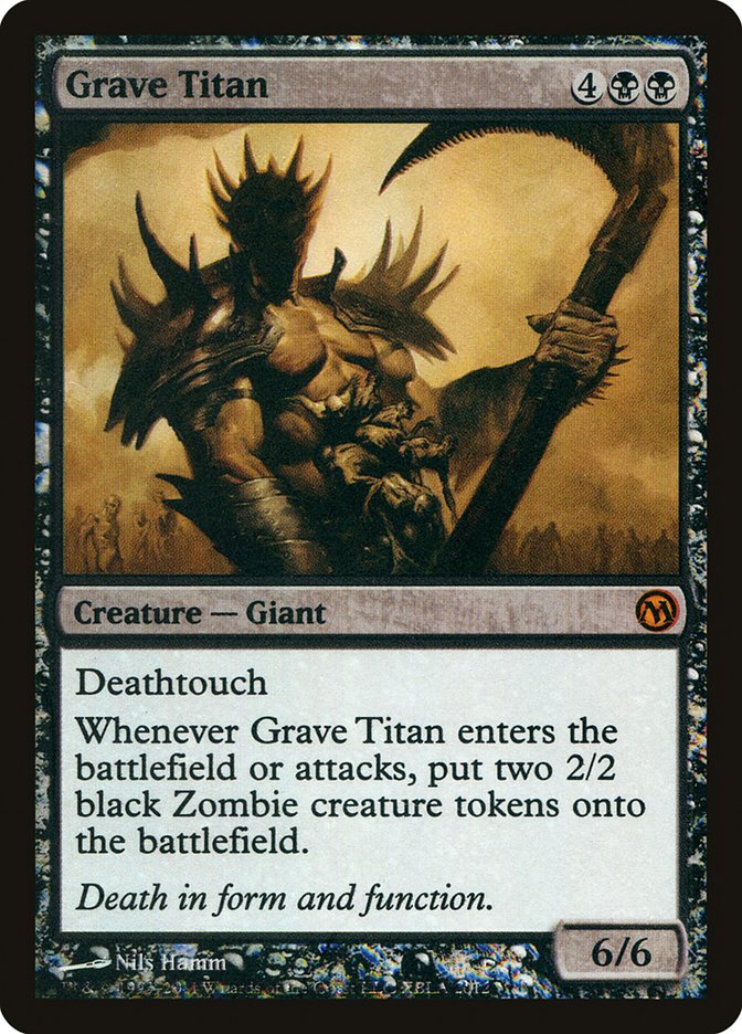 Grave Titan (Duels of the Planeswalkers Promos) [Duels of the Planeswalkers Promos 2011] MTG Single Magic: The Gathering | Red Claw Gaming