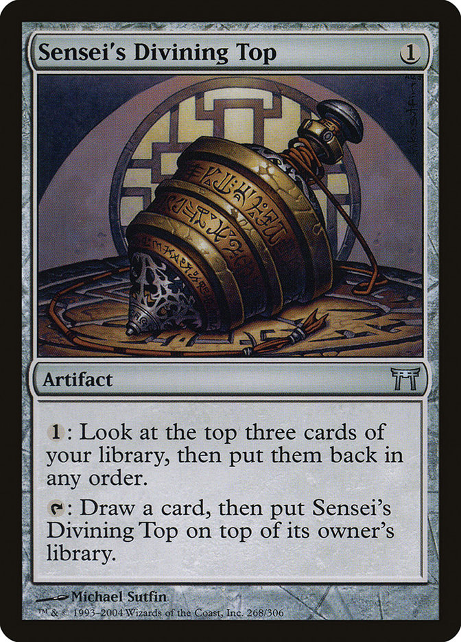 Sensei's Divining Top [Champions of Kamigawa] MTG Single Magic: The Gathering | Red Claw Gaming