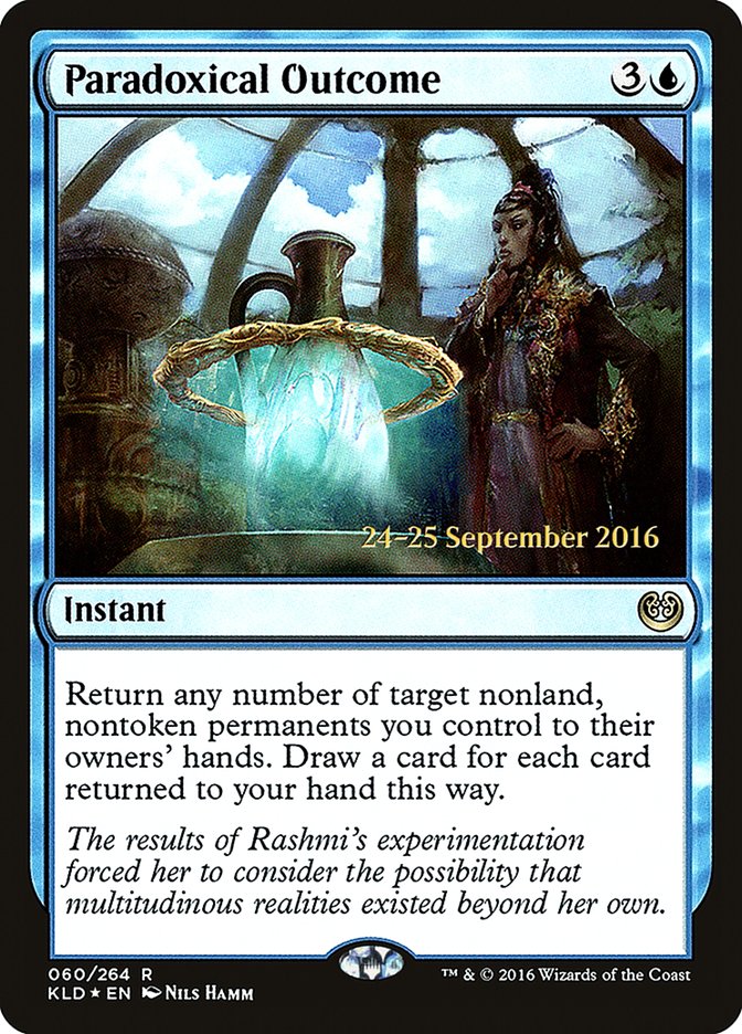 Paradoxical Outcome [Kaladesh Prerelease Promos] MTG Single Magic: The Gathering | Red Claw Gaming