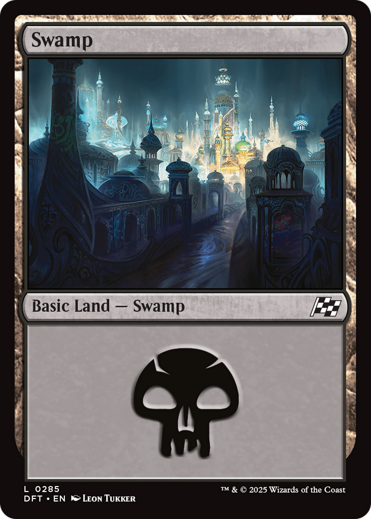Swamp (0285) [Aetherdrift] MTG Single Magic: The Gathering | Red Claw Gaming