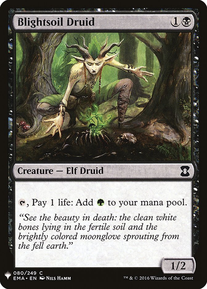 Blightsoil Druid [Mystery Booster] MTG Single Magic: The Gathering    | Red Claw Gaming